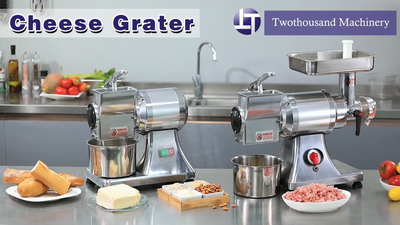 Commercial Cheese Grater and Meat Mincer Machine 