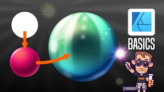 Affinity Designer Tutorial - Apply effective Shading to highly reflective Objects