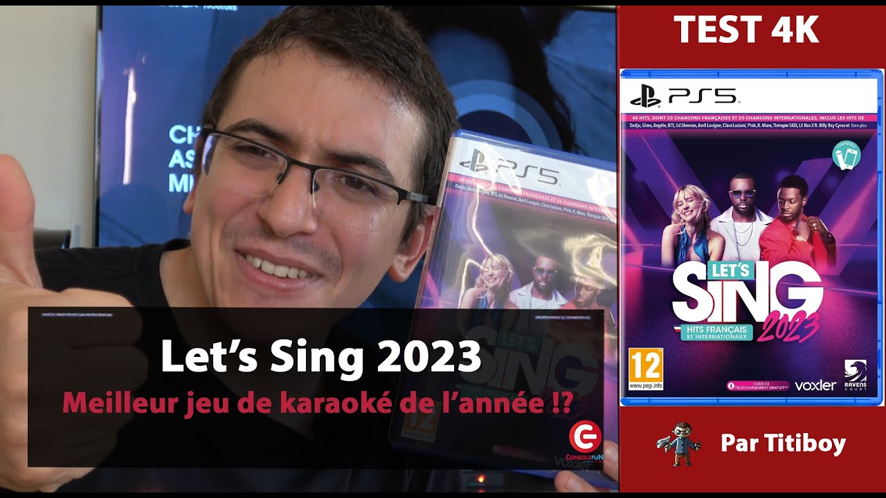 TEST 4K/REVIEW] LET'S SING 2023 sur PS5, SWITCH, XBOX 🎤⭐️ Le retour du  meilleur jeu de karaoké ? 