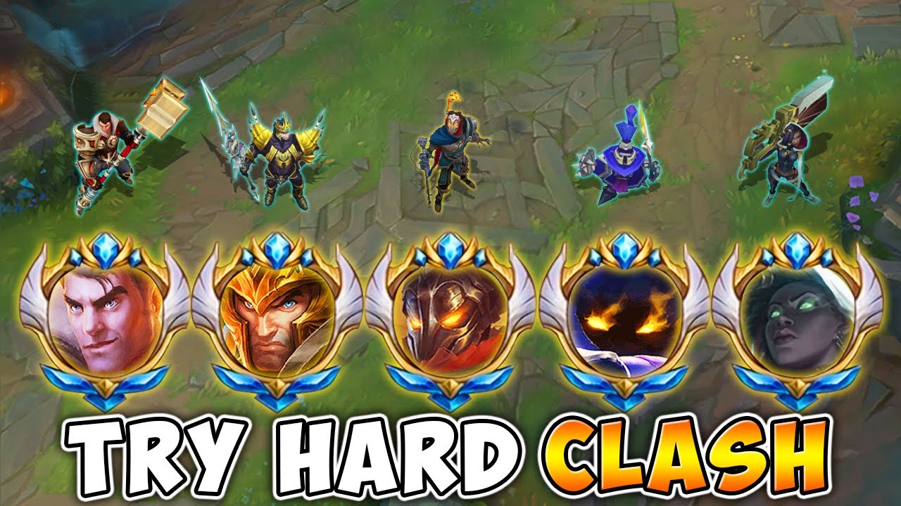 Tryhard mode: Clash League of Legends round 1 