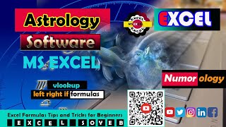 Excel Numerology Prediction || Astrology software in Excel #Excelshort#predictions #numerology screenshot 1