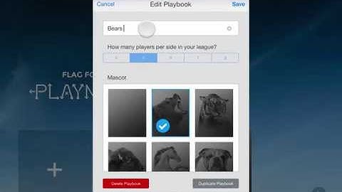 iPad V3.0 - Add a Playbook - Flag Football Playmaker iPad App Tutorial