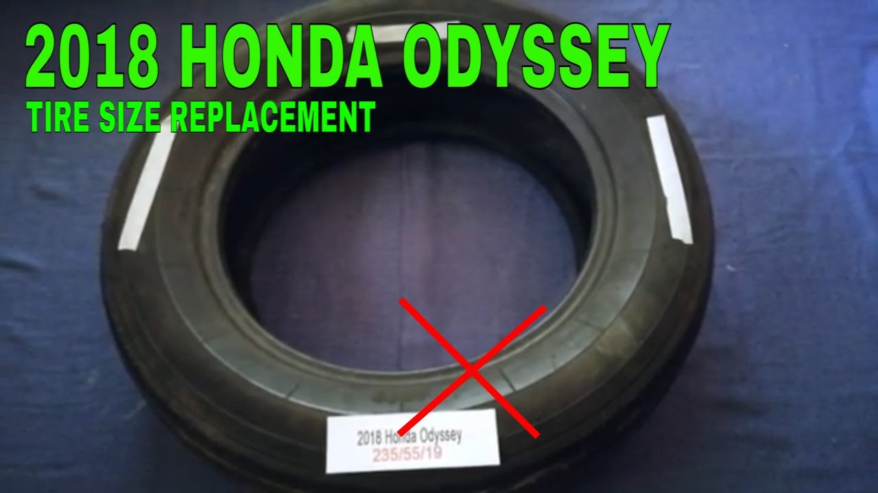 🚗 🚕 2018 Honda Odyssey Tire Size 🔴 - YouTube