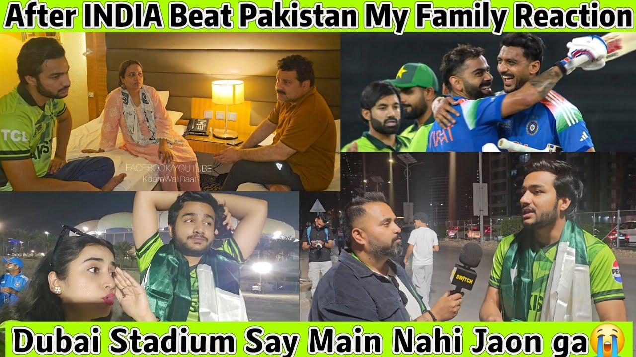After INDIA Beat Pakistan😭Stadium Say Bahar Nikal Diya😭Pakistan Public Reaction INDIA win😱