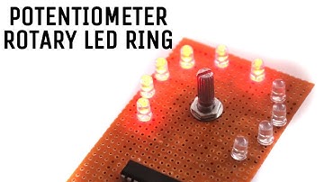 Potentiometer Rotary Led Ring using LM3914 IC