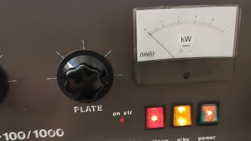 Linear amplifier Amplitec UG:6-100/1000 output power test.