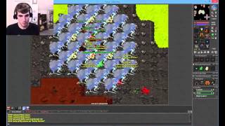 Tibia: The Grindfest - The Vats and The Battlefield w/ Full Team + Double Exp