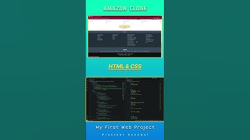 HTML & CSS Amazon Clone⚡. . . #reels #css #html #programming #cod #coding