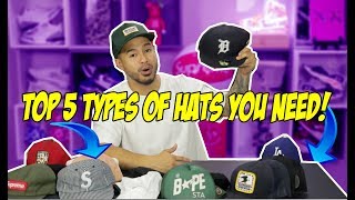 TOP 5 TYPES OF HATS EVERY MAN SHOULD OWN!