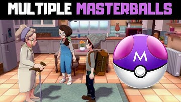 How to Get MULTIPLE MASTERBALLS in Pokemon Sword and Shield!