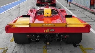 Ferrari 512 M V12 Engine Roar - Start Up, Accelerations & Fly Bys