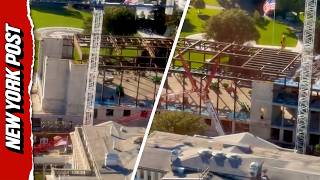 Trump's Marine One Flyover Captures Aerial View of White House Ballroom Progress