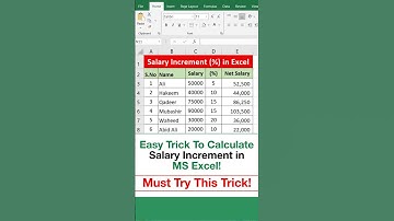 Excel Salary Increment Formula | Calculate Total Salary with % in Seconds!