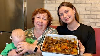 MAMA COOKING PORK CALDERETA! Getting ready for a trip to the Philippines!