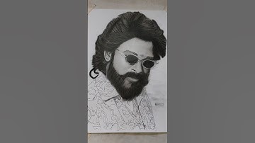 Pushpa 2 Drawing😍 #shorts​ #art​ #painting​ #viral​ #video​ #pushpa2​ #alluarjun​