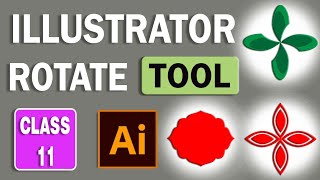 Adobe Illustrator Training Class 11 Rotate Tool And Reflect Tool |in Pashto|