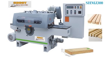 SHMJ250/SHMJ300 Heavy Duty Woodworking Auto Multi Rip Saw Machine