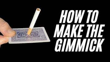 CARD AND CIGARETTE MAGIC TRICK 🪄 Gimmick Step by Step #tricks #magic #foryou