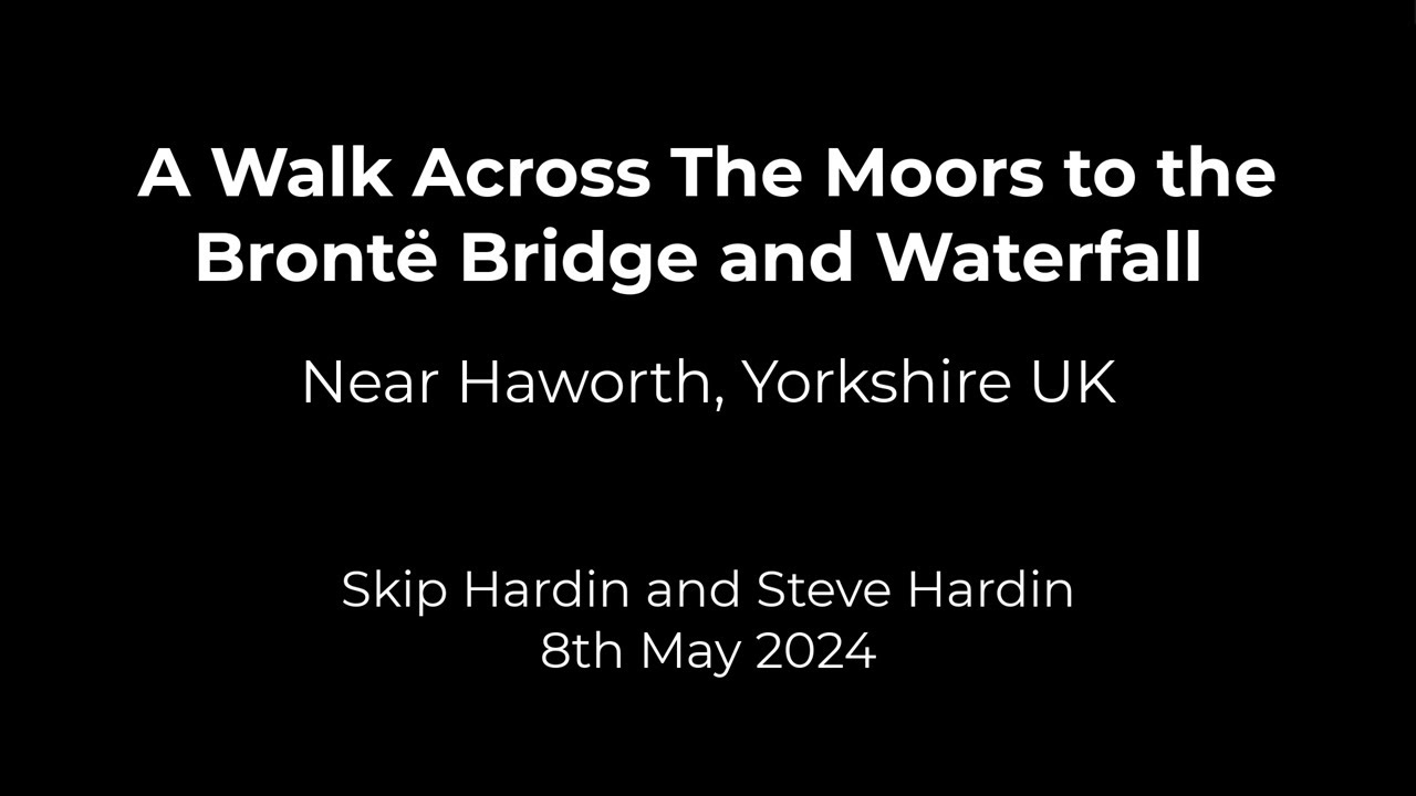 A Walk Across the Moors to Brontë Bridge and Waterfall