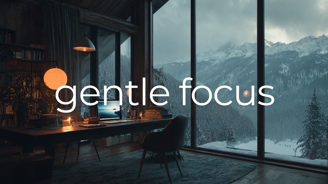 Gentle Concentration Music: Stay Focused Longer | Relaxing Ambient Sound for Productivity