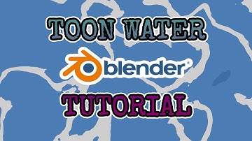 Procedural TOON WATER in Blender 2.83 [Tutorial]