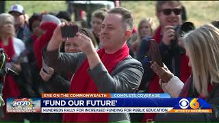 Virginia teachers rally, push for more education funding