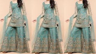 Sharara Cutting Full Tutorial | Latest Fashion Design Idea