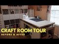 Craft Room Makeover Tour | Before & After