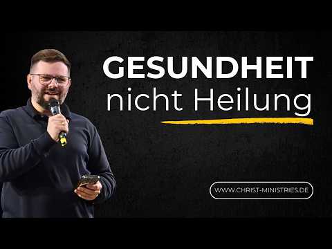 Heilung für den Körper ist NICHT das Ziel, sondern Gesundheit - Bernardo Schmitt