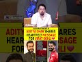 ADITYA DHAR SHARES HEARTFELT MESSAGE FOR VIRAT KOHLI ❤️ #adityadhar #viratkohli #dhurandar2 #news