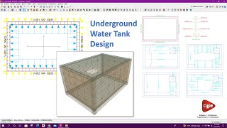 Underground Water Tank Design in CYPECAD 2022