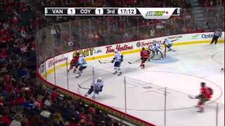 Vancouver Canucks vs Calgary Flames Game Highlights April 5th 2012