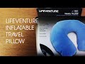 Lifeventure Inflatable Travel Pillow Unboxing and Review