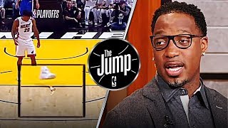 McGrady On Justise Winslow Stepping On Joel Embiid's Mask On Purpose | The Jump