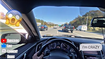 Q50(POV)First Time Using Paddle Shifters (ALMOST CRASHED)😬