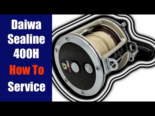 Daiwa Sealine 400H Fishing Reel - How to take apart, service and reassemble  