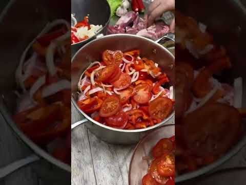 Хашлама из баранины. #хашлама #баранина #мясосовощами #рецепты