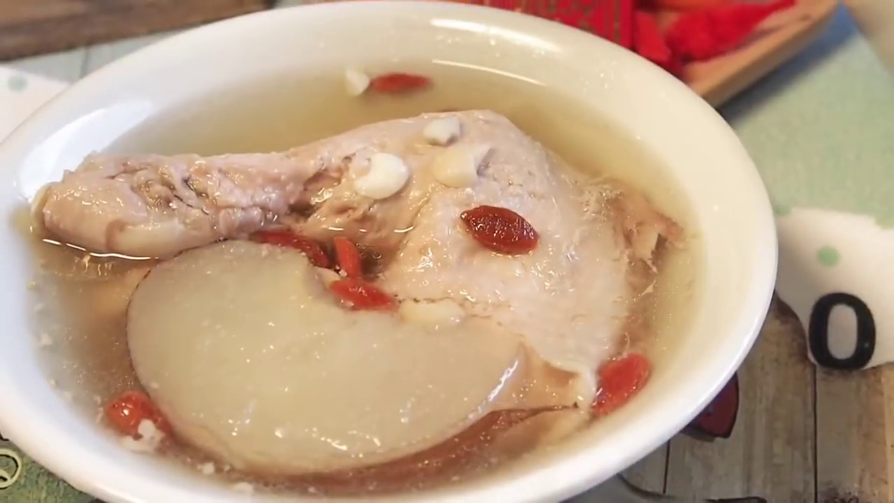 10 MIN EASY Chicken Soup with Pears  (Thermal Pot Cooking)