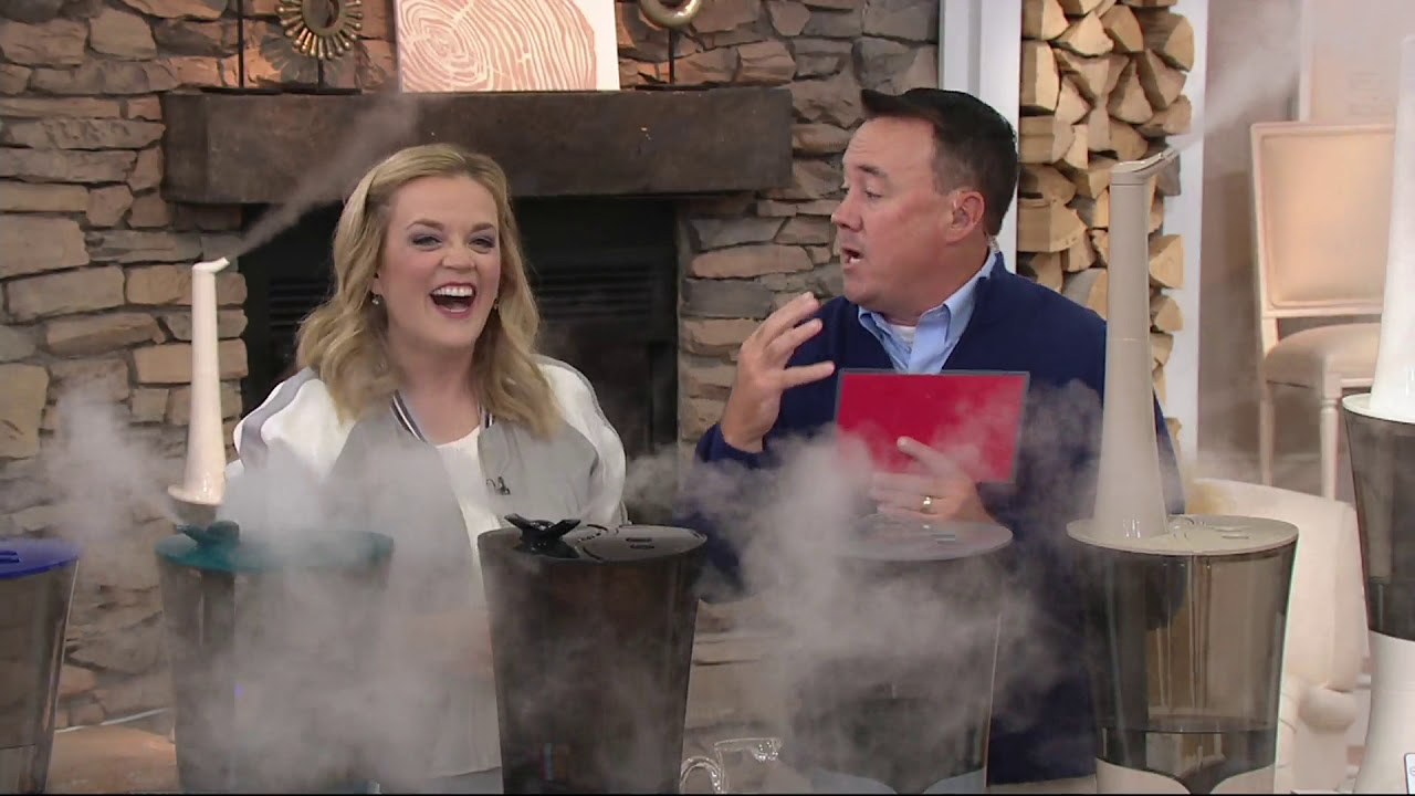 Air Innovations Clean Mist Top Fill Humidifier with Aroma Tray on QVC