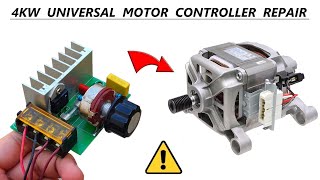 REPAIR - 4000W 220V Universal Motor Speed Controller by Mr Electron 11,043 views 1 month ago 7 minutes, 31 seconds