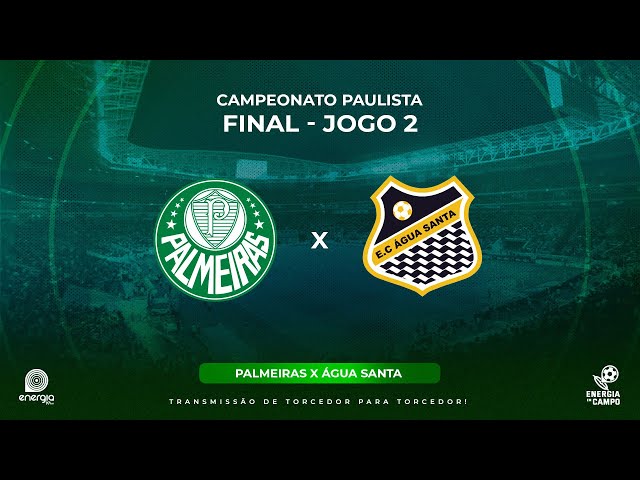 Jogo Palmeiras e Água Santa ao vivo com imagens: assista grátis e online