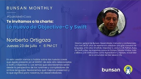 Bunsan talks | Lo nuevo de Objective-C y Swift
