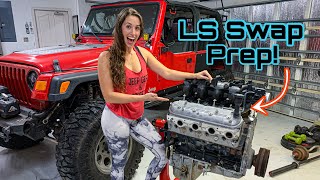 LS Swap My Jeep Wrangler!! Lets Teardown and Inspect the 