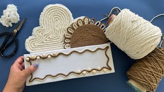 : Diy and craft for children bedroom Sunny Smiles & Fluffy Clouds  Kids Wall Art