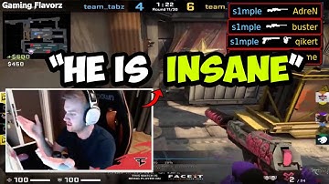 Pro Players react to S1mple Plays | Part 3