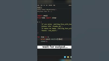 Use Emoji in Python 🐍🤩