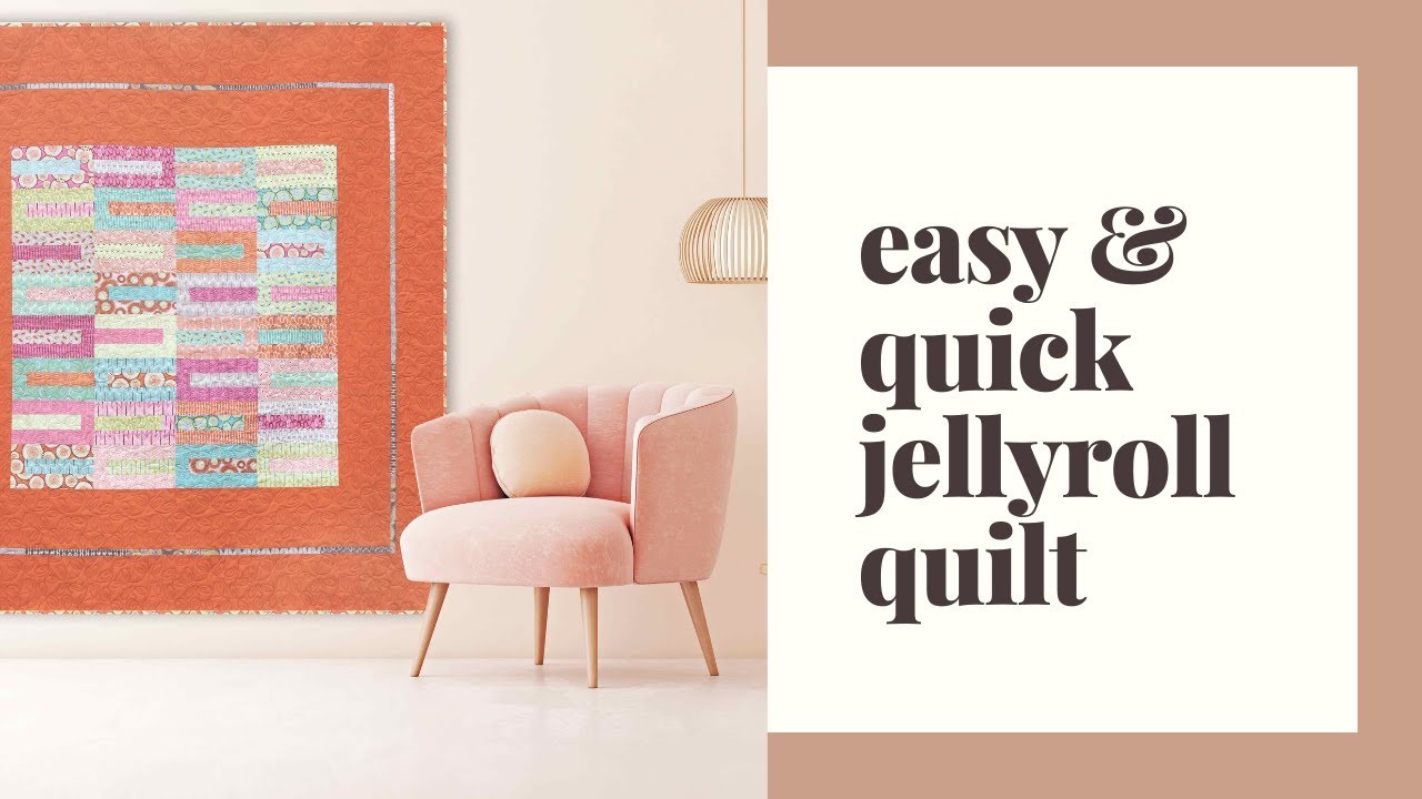 Quick & Easy Jelly Roll Quilt | Beginner Friendly | Celestial