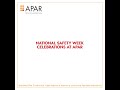 Apar national safety week