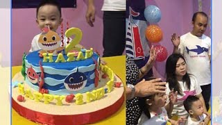 Ulang Tahun Hazael Tema Baby Shark yang ke2 | PINK FONG | THEMED BIRTHDAY PARTY @Sunday School