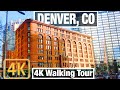 4K City Walks: Denver, Colorado 16th Street Mall to Capitol - Virtual Walk Treadmill City guide Vid